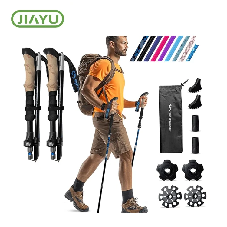 Collaplible Nordic Hiking Pole